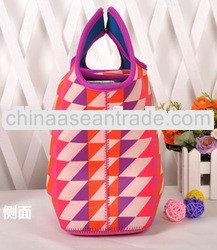 Cheap and promotional neoprene lunch bag for sale with printing