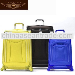 Colorful portable luggages 2014 wheel trolley luggage