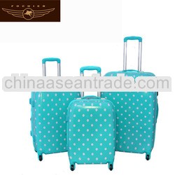 Colourful PC luggage with 2014 fashion valise for girls