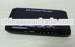 Convenient portable 3g wireless router wite lithium battery