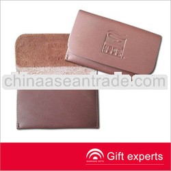 Custom made Newest High quality pu leather name card holder