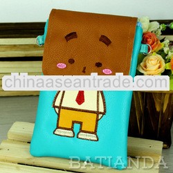 Customizable lovely pu leather 3d cartoon bags