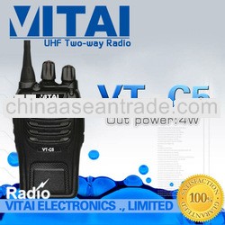 Durable in Use VT-C5 Cheap Handsfree Wireless Intercom UHF 16CH