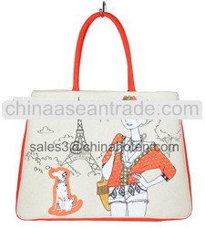 Eco-frienldy canvas pet handbag