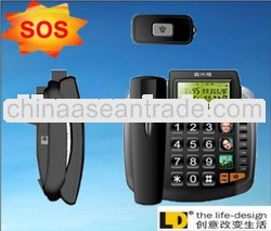 Elderly easy use couny choose sos telephone, cheap home phone offers