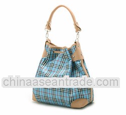 English classic women plaid shoulder bags