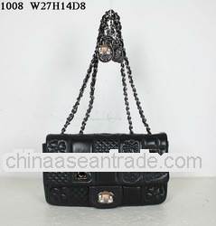 Fancy branded design genuine leather bags with funny pattern fashion style for ladies 2013