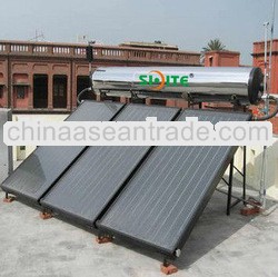 Fashion Design Galvanized Steel Plate with Plastic Spraying Frame Flat Plate Solar Energy Hot Water