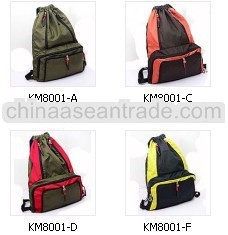 Fashion and cheap drawstring backpack, clear drawstring backpack