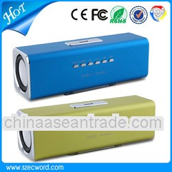 Fashional mini aluminum vibration film horn speaker toy