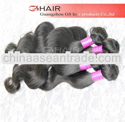 Fast delivery unprocessed 5A full cuticle body wave brazilian human hair extensions