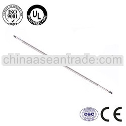 Finned electric heating element for heat exchanger &oven