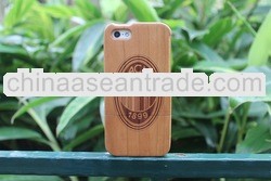 For IPhone 5 Bamboo Wooden Football Team Logo Wood Case