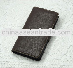 For htc one PU leather case