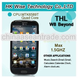 Freeshipping 5'' FHD 1.5GHz THL W8 beyond MTK6589T quad core android phone