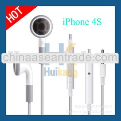 High Quality Earphone&Headphone Mic With Mic and Remote For iPhone 4S For Gils From Earbud Holde