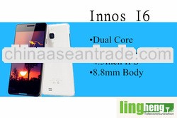 High Quality OEM/ODM iNNOS i6 Dual Core Android 4.0 3G GPS Smart Phone 4.5 inch QHD Screen 768MB/4GB