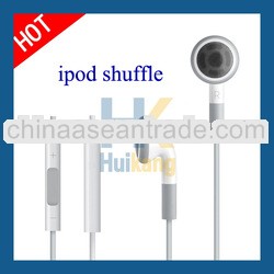 High Quality Professional Earphone&Heandphone For Ipod With Remote From Earbud Holder.