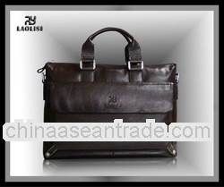 High quality Conference leather handbag men bag