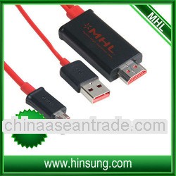 High quality mhl to hdmi adapter cable for android phone mhl cable