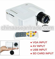 Hot! Advanced Version UC28+LED Lcd promotion 3d 1080p pocket lcd projector