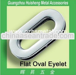 Hot Selling Metal Accessories Oval Shape Metal Eyelets Metal Grommets