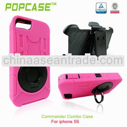 Hot phone Case For iphone 5s with kickstand and holster