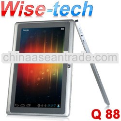 Hottest capacitive Android 4.0 7'' Q88 Allwinner A13 tablet pc!