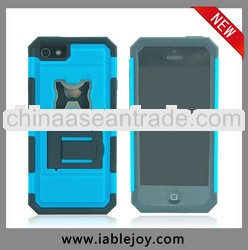 Hybrid Armor Hard Case and Black Silicone Skin,For iphone 5s plastic case