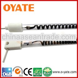 Infrared carbon quartz heating lamp for drying wood