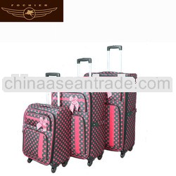 Ladies clear luggage cover for girls 2014 carry on case