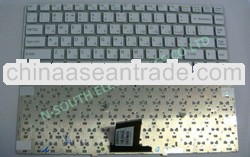 Laptop keyboard For SONY vpc-ea white ru layout without frame v081678f