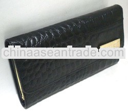 Latest fashion women wallet in pattern leather