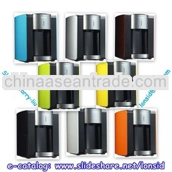 Low energy high performance compresser cooling tabletop hot and cold small water dispenser with UF U