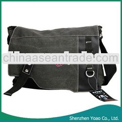 Men Canvas Cheap Shoulder Messenger Bags Black