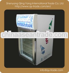 Mini display fridge of stainless steel inner for Promo