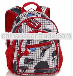 Multicolor printing backpack for children high school book bags