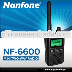 Nanfone NF-6600 400-470MHz PC Programmable Mini Transceiver