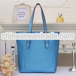 New Arrival Blue Leather Shopping Bag Handbag # 3150K