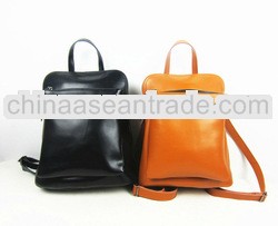 New arrival high quality genuine leather backpack