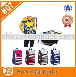 New arriving Fashion 3d school Cartoon Bag backpack for kids