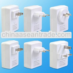 Newest product 5v 2.4a 6plug travel charger kit for iPhone Galaxy and other smart phone