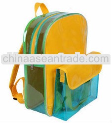 PVC Transparent School Bag Backpack Rucksack School College Bag Big HOT