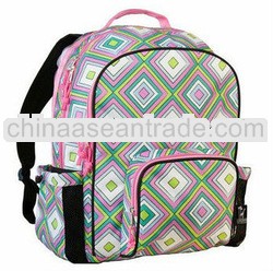 Polyester school backpack high school book bags