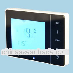 Programmable central heating element manual room thermostat