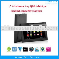 Q88 A13 Android 4.0 Tablet PC 512M 4G Capacitive Screen 5 Colors q88 Best Gift for Christmas