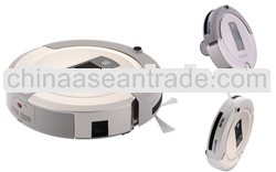 Robotic Vacuum Cleaner with Scheduler, Home Charing Base & LCD Display