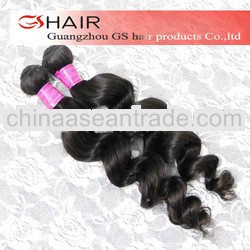 Shedding and tangle free 5A brazilian remy virgin hair weaving