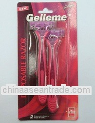 THE LADY SHAVING RAZOR Rubber Disposable Razor