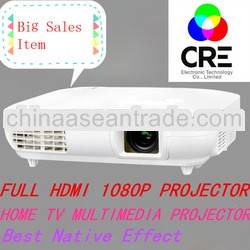 TV USB HD HDMI 1080P LCD Video red blue 3d LED Home Theater Projector